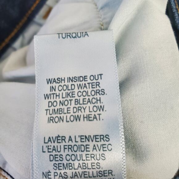 FRAME LE High Skinny Jeans Women's Size 25 Wythe Slit Hem Classic Denim Mid Rise - Picture 8 of 9